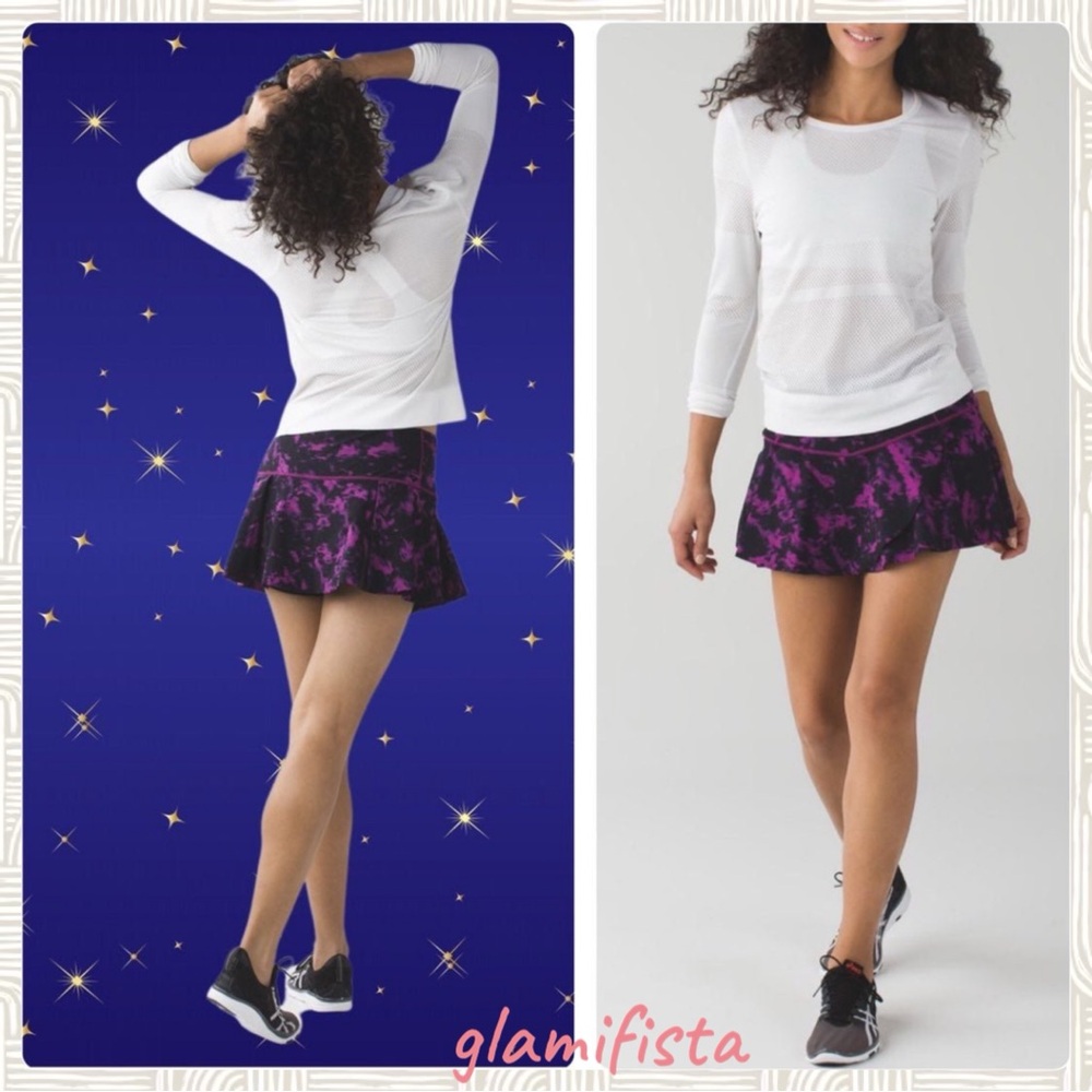 Lululemon Hit Your Stride Skirt Biggie Plum Sz.8